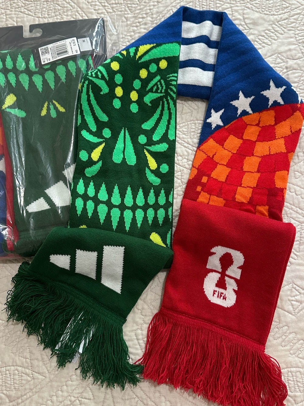 Adidas FIFA World Cup Nations Scarf (USA, Canada, Mexico)
